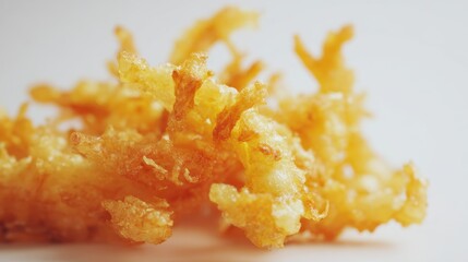 Close-Up of Fried Shrimp in Flour