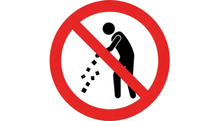 Sign prohibiting littering