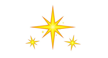 Sparkling celestial arrangement shines brightly