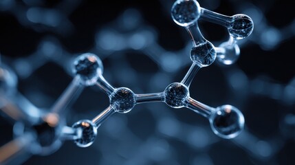 glass molecule model science study