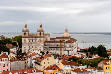Lisbon Monastery and Cityscape