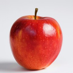 red apple isolated on white background