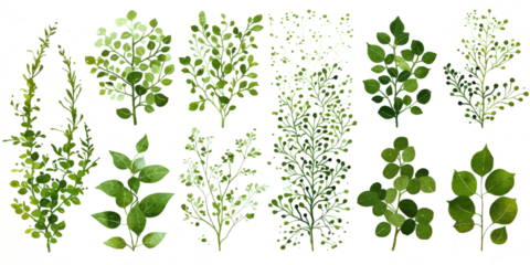 Gold glitter stars scattered on white background