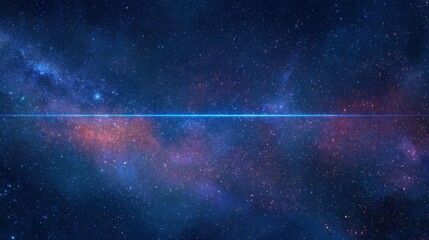 Obraz premium cosmic light streak across galaxy