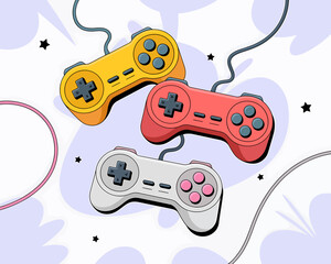 Charming illustration of three figures in a stylized scene