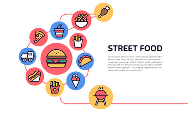 Modern minimalist website header design with geometric elements