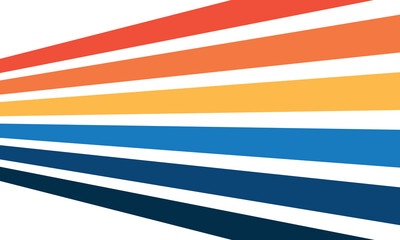 Colorful stripes with 3d dimensional effect isolated on white and black for your business&nbsp;info-graphic.