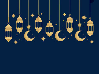 Decorative illustration of hanging lanterns with intricate details