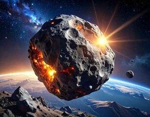 Asteroid impact on Earth (1)