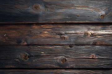 Dark Brown Rustic Wooden Wall Texture for Interior Background