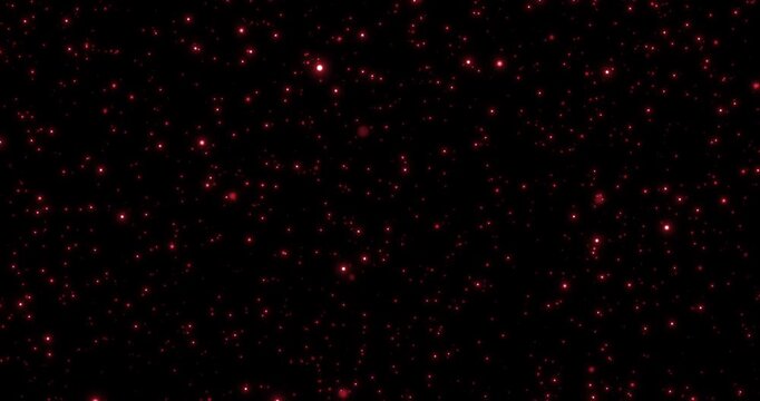 christmas red sparkle glitter explosion dust particles background with bokeh, holiday happy new year and valentine day love, relationship