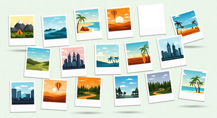 collage of images of photos