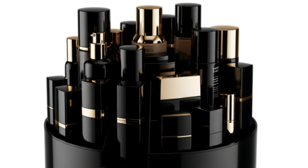 An artistic representation of a treble clef formed from water splashes, isolated on transparent background, creating a harmonious blend of music and fluid dynamics in a visually stunning design