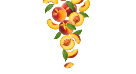 A vibrant splash of water, captured midair against an isolated on transparent background, showcasing its dynamic form and the intricate patterns created by the collision of droplets