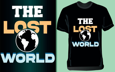 Step into adventure with this ‘The Lost World’ T-shirt. A bold graphic tee perfect for dinosaur lovers, explorers, and fans of prehistoric style. Great for casual wear, parties, or gifting.