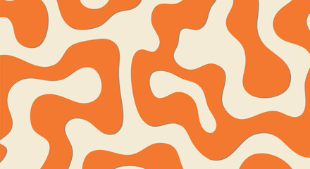 Abstract Camouflage background Pattern in Orange Tones