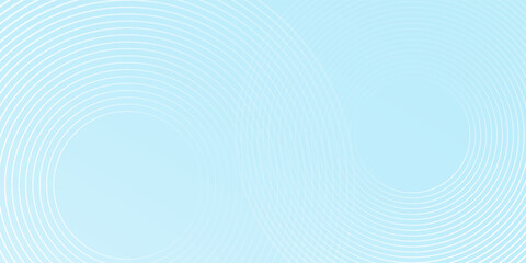 Simple abstract background blue white gradations circle effect modern pattern light concept