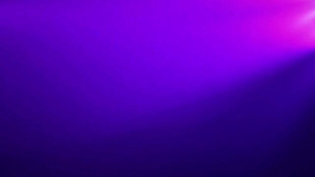 A stunning video of a soft purple gradient with a bright light leak and subtle motion