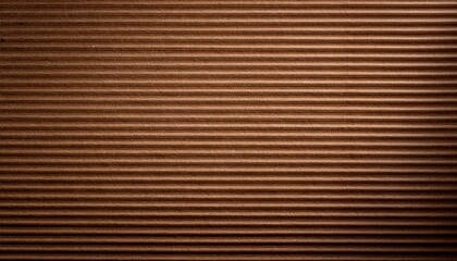 Obraz premium blank dark brown backdrop close up of striped cardboard texture