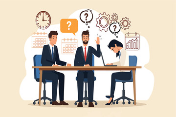 Team Brainstorming Problem Solving & Strategy