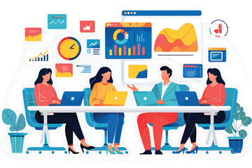 Data Analysis Team Meeting Collaborative Insights