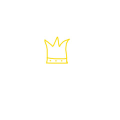 Simple Crown Drawing for Kids