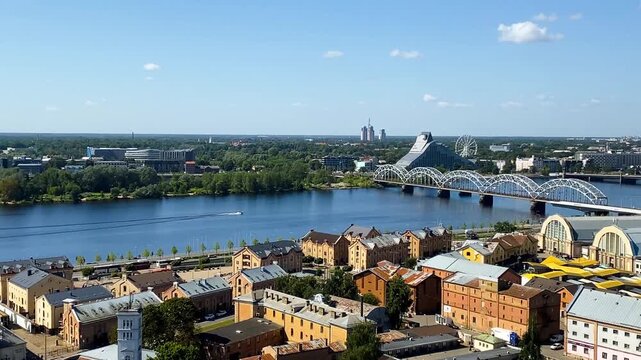 Panoramic view of Riga