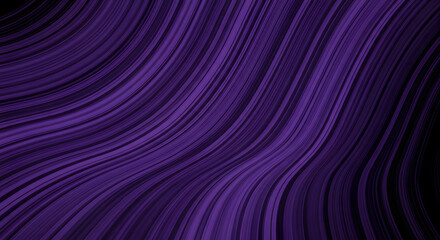 Fototapeta premium Abstract Purple Wave Lines: Cute Wallpaper Background, Elegant and Smooth Design