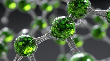 green molecules complex structure