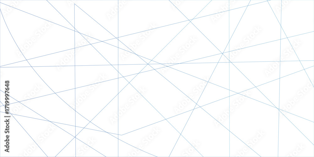 Poster abstract blue and white liens with many squares and triangles shape background. tone of many squares