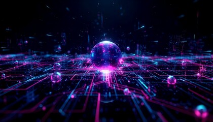 Generative AI and Deep Learning in Action. Neural Flow Network and Machine Learning Algorithms Driving Big Data Analytics. Abstract Futuristic 3D Rendering of Artificial Intelligence and Innovation.