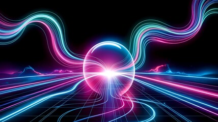 Big Data and AI – Generative Algorithm, Neural Networks, and Machine Learning Analytics. Abstract 3D Rendering of Futuristic Technology and Innovation.