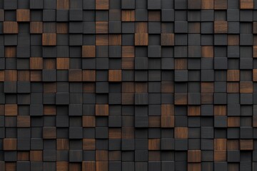 Textured Cubes: A captivating and elegant 3D cube background, rendered in a sophisticated wood texture, offering a tactile aesthetic. This design creates depth and visual interest.