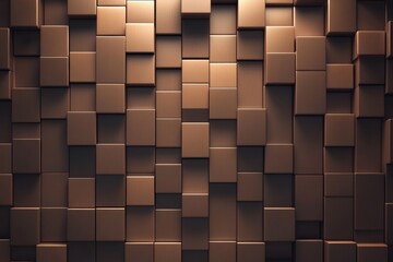 Geometric Cube Design: A seamless pattern of textured cubes, offering a modern and visually engaging design element, presenting a blend of geometric precision and tactile depth.