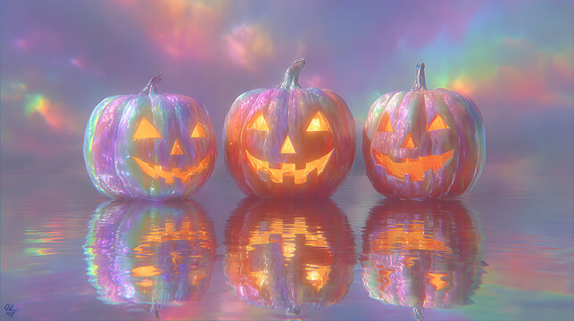 Zoom halloween background tranquil soft diffused light pastel spectrum mirrorlike reflections crisp focus hdr rendered jpeg logo watermark text caption SEO Optimized neat sharp detailed focused vivid