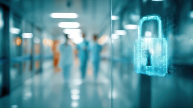 hospital hallway digital lock security