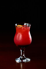 Refreshing Summer Drink in Elegant Glass