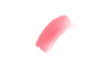Fototapeta premium Red Watercolor Stain Paper Texture PNG Element On Transparent background