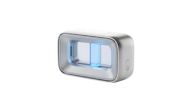 Modern air purifier isolated on transparent background, designed to improve indoor air quality by filtering out dust, pollen, smoke, and other pollutants, ensuring a cleaner and healthier environment