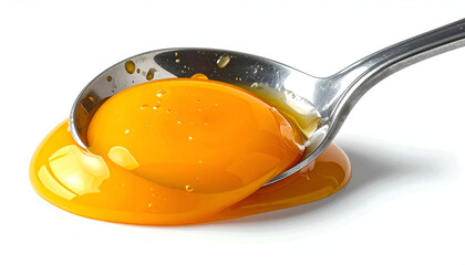 Egg Yolk on a Spoon