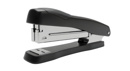black and silver office stapler stationery tool