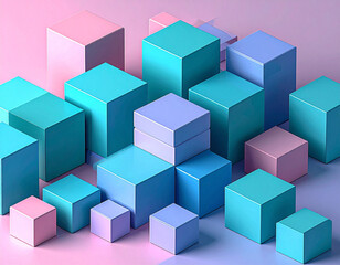 Obraz premium Abstract fluid, pastel, flowing shapes: Pastel abstract shapes in motion provide stylish and forward visual. colors evoke feeling of tranquility