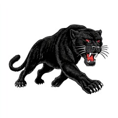 Black panther illustration