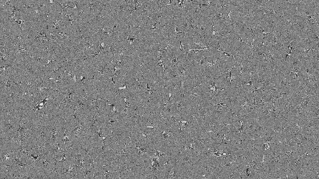 Dark, rough asphalt road texture with painted lines is a common gray surface pattern for street backgrounds