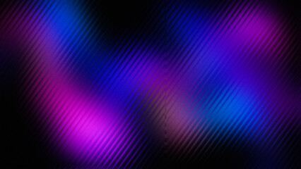 Abstract vibrant neon purple and blue light streaks with subtle texture on a dark background