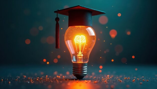 Education and Innovation - A Lightbulb Brain with a Graduation Cap.jpeg