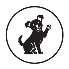 Dog, Dogs, Dog isolated, Dog and cat, Happy dog, Dog icon, Dog silhouette
