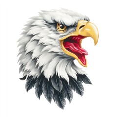Eagle head close up