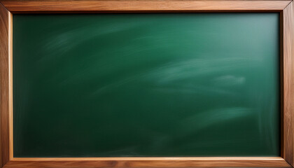 A Wooden Framed Chalkboard With A Smooth Green Writing Surface Typically Used For Teaching And Displaying Information