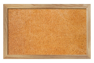 Cork board. Noticeboard with cork texture in square and rectangular wooden frame. Corkboard, blank pin board with brown grain texture for school or office announcement. Realistic 3d vector set